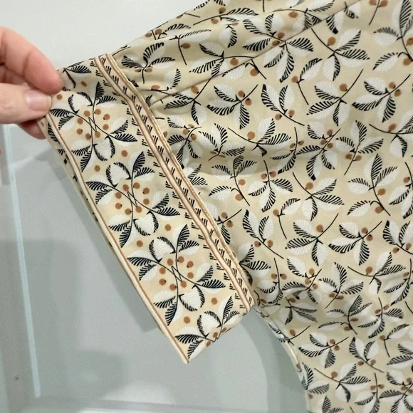 Max Studio Scarf Print Button Up Flowy Relaxed Travel Oversized Resort wear - Picture 7 of 11